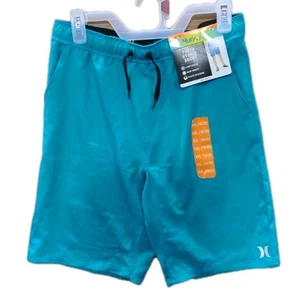 NWT Hurley Boys Hybrid Shorts with Pockets. XXL(18/20) - Blue Lagoon R1-B - Picture 1 of 6