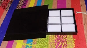 PIEDRAS PRECIOSAS Expositor Diamante Grande 9 Cajas Transparentes con Tapa Columna Bandeja 8x6x2 cm - Imagen 1 de 10