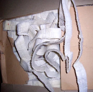 4m Elástico - Blanco Plisado 30mm de Ancho - Utilizado para Cinturas Cosidas Múltiples (Bonadex) - Imagen 1 de 1