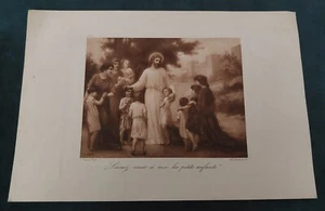 Image religieuse héliogravure Braun & Cie d'après Seignac début XXème - Picture 1 of 6
