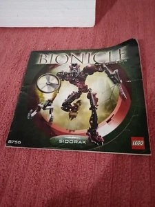 lego instruction manual 8756 Bionicle Sidorak - Picture 1 of 4