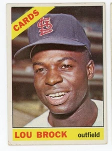 1966 TOPPS #125 LOU BROCK CARDINALS - Picture 1 of 2