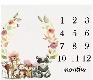 New Woodland Backdrop for Baby Shower Theme Baby Shower 48 X 40 - Picture 1 of 6