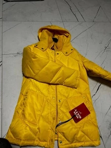 Giubbino - Piumino Miss Sixty Taglia S Small Con Cappuccio Colore Giallo. - Foto 1 di 6