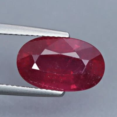 Piedra preciosa suelta África corte ovalado rubí rosa natural de 7,14 quilates 11x8 mm Foto 1 de 3