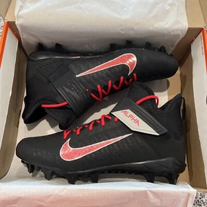 Size 14 Wide Ohio State PE Nike Alpha Menace Pro 2 Mid Football Cleats - Picture 1 of 8