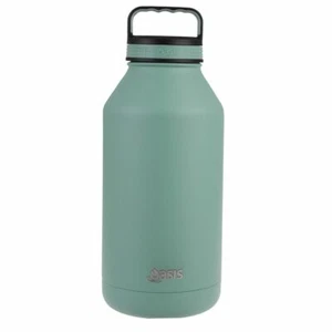 Oasis Double Wall Vacuum Insulated Stainless Steel Drink Bottle 1.9L Sage Green - Picture 1 of 5