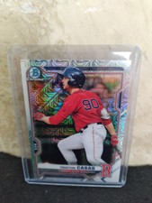 2021 Triston Casas Bowman Mega Chrome Mojo Refractor #BCP-84-Red Sox-Nice!