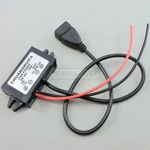 Waterproof DC/DC Converter 12V Step down to 5V 3A 15W Module With Female USB  - Picture 1 of 4