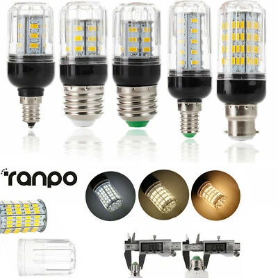 E27 E14 B22 5730 SMD LED Corn Bulb Light  9W 12W 15W 20W 25W 30W 35W Bright Lamp - Image 1 of 4