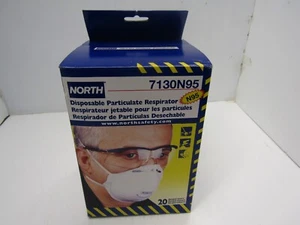 North Safety Products 7130N95 N95 20 Count Opened Plastic - Bild 1 von 6