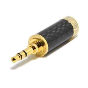 1/8" 3.5mm 3 Polos Macho Fibra de Carbono Reparación Auriculares Enchufe Conector Auriculares Auriculares - Imagen 1 de 5