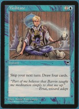 Meditate Tempest NM Blue Rare MAGIC THE GATHERING MTG CARD (ID# 243285) ABUGames