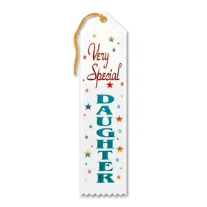 Beistle Very Special Daughter Award Ribbon - Picture 1 of 1