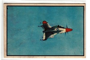 1954 Bowman Power for Peace #86 This Fighter is a Vertical Riser