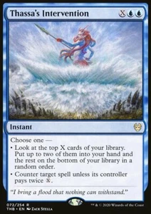 Magic the Gathering MTG Thassa's Intervention (72) Theros Beyond Death LP - Picture 1 of 1