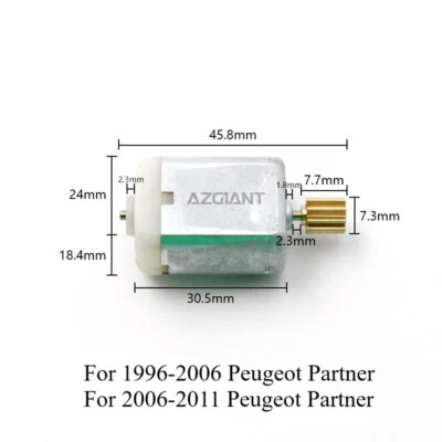 Cerradura puerta motor reparación para Peugeot Partner 2006-2011 1996-2006 Peugeot Partner Foto 1 de 4