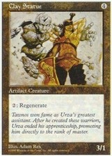 4x Clay Statue MTG 5th Edition NM Magic Regular