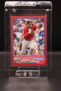 2024 Topps Series 1 Jordan Lawlar #89B-1 (RC) Red Border /10 ROOKIE - Picture 1 of 2