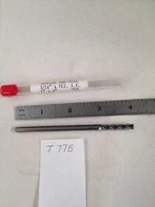 1 NUEVA FRESA DE TERMINACIÓN DE CARBURO DE 3/16" DE DIÁMETRO EE. UU. 4 FL SQ. OAL 4". 1" LOC (T775) - Imagen 1 de 3