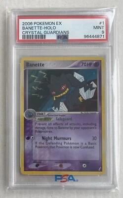 Pokemon EX Crystal Guardians Banette #1 Holo Rare [PSA 9] - Image 1 of 2