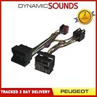 Car Quadlock to ISO Mute SOT Cable Lead for Peugeot