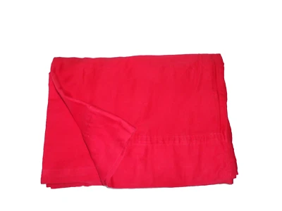 TOMMY HILFIGER ROJO PLISADO BARRENADOR (1) DOBLE SÁBANA PLANA 60 X 92 100% ALGODÓN Foto 1 de 4