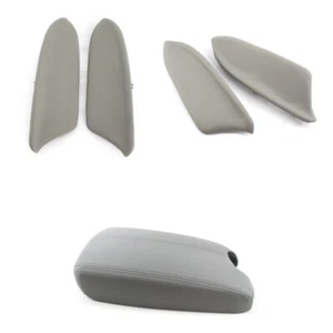 Grey Console Armrest Lid Cover + Door Panel Armrest Kit for Honda Accord 08-12 - Picture 1 of 5