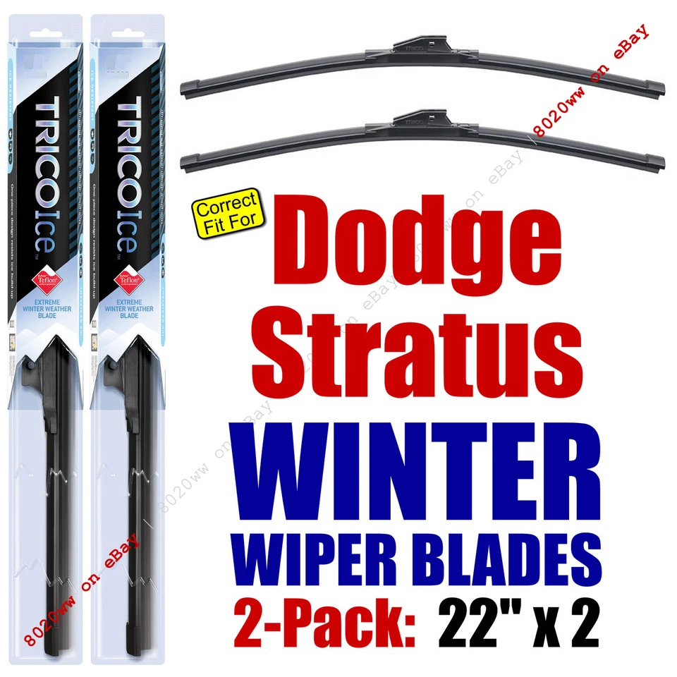 WINTER Wipers 2pk Super-Premium fit 1995-2001,2006 Dodge Stratus - 35220x2 - Image 1 of 1