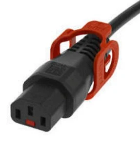 Power Extension Cable IEC C14 Male Plug to IEC C13 Female Socket Lock + plus 2m - Picture 1 of 2