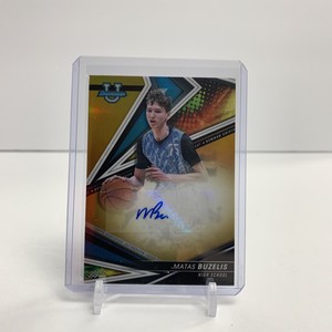 2022-23 bowman's best university - GOLD AUTO #BOA-MB Matas Buzelis RC 13/50