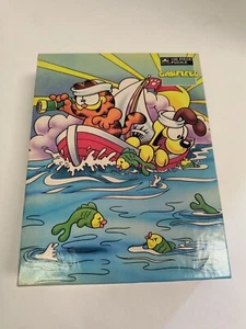 RARE Vintage 1978 Garfield Boat Odie 100 Piece Jigsaw Golden Puzzle New Sealed - Picture 1 of 4