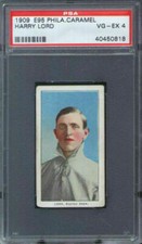 1909 E95 Philadelphia Caramel Harry Lord PSA 4 Boston Red Sox