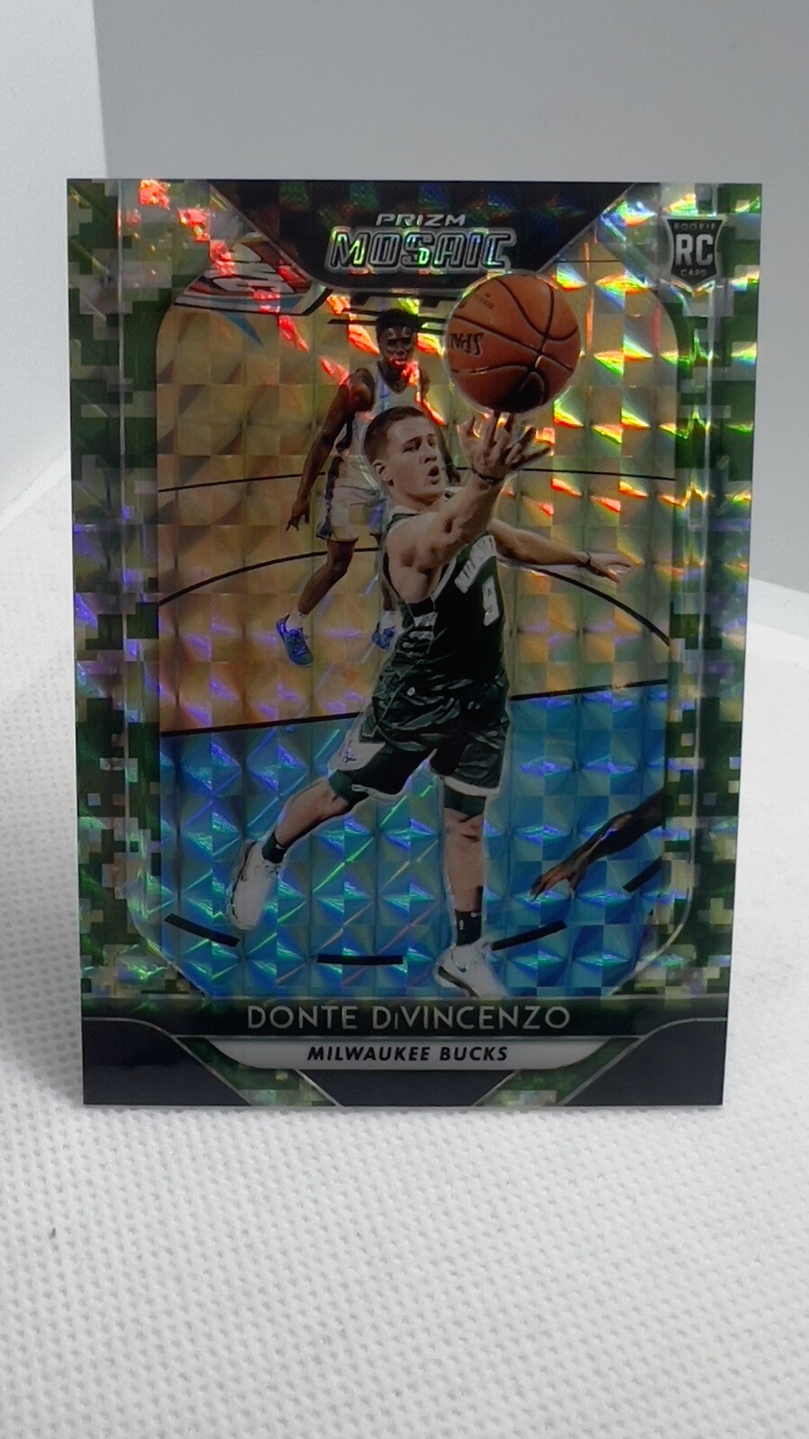 2018-19 Prizm Mosaic Donte Divincenzo #08/25 Camo SSP Rookie RC Bucks