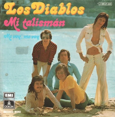 Los Diablos Mi Talisman 7" vinyl Spain Odeon 1973 pic sleeve has small sticker - Image 1 of 3