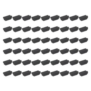0.6 Inch Dust Plug, 60 Pcs Anti Dust Plug Cover Female End, Black - Zdjęcie 1 z 6