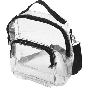  Transparente Schulter Handtasche Freizeit mehrere Taschen Crossbody transparent - Bild 1 von 12