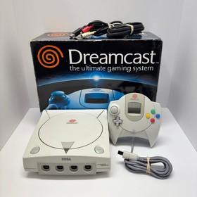 SEGA DREAMCAST WITH BLUE BOX (SYSTEM + BOX ONLY) (NLG058254)