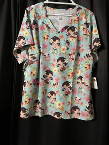 Koi Hula Lulu Scrub Top Women’s 3X - Picture 1 of 9