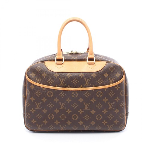 LOUIS VUITTON（LV） Borsa a mano Louis Vuitton Deauville Bowling Vanity M47270 tela monogramma usata donna