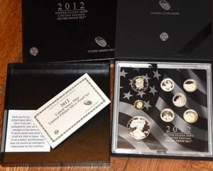 2012 PROOF SILVER EAGLE LIMITED EDITION PROOF SET W/ Box & COA - Picture 1 of 7