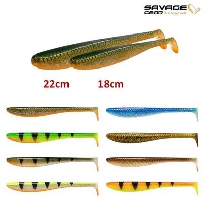 SAVAGE GEAR MONSTER SHAD 2-er Pack Gummifisch Köder 18cm 33g 22cm 60g - Bild 1 von 3