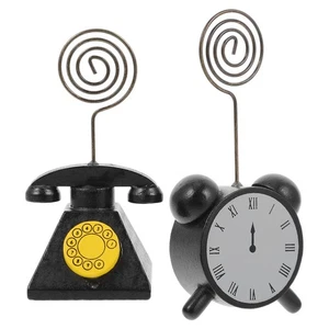 2 Pcs Tischkartenhalter Foto Mit Klammer Bildclip Platzkartenhalter - Bild 1 von 12
