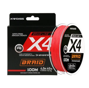 4 Strands Fishing Line 100M 100% PE Multicolor Braided Fishing Line 2.7kg-45.3kg - Picture 1 of 30