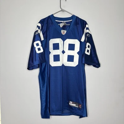 Camiseta Reebok Marvin Harrison 88 Para Hombre 54 Azul Indianapolis Colts Auténtica NFL Foto 1 de 4