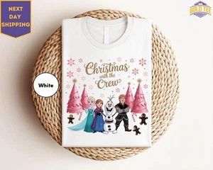 Frozen Christmas Shirt Bella Canvas Princess Elsa Disney Magic Kingdom Tee - Picture 1 of 6
