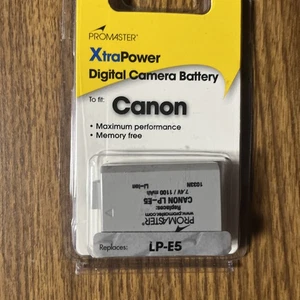 Promaster LP-E5 Akku für Canon 1100mAh T1i XSi Rebel Kameras - Bild 1 von 2