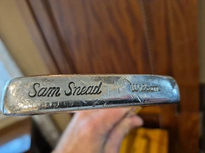 Wilson Sam Snead Putter Golf Club Greenbrier Hotel Pro Nice Bullseye Grip - Image 1 of 4