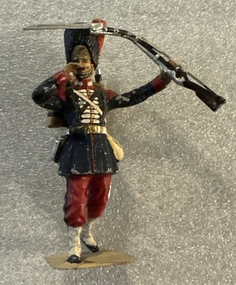 Metal pintado de colección - Granadero de la antigua guardia francesa de la época de las guerras napoleónicas Foto 1 de 4