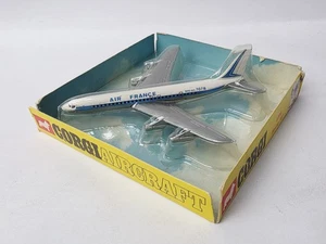 VINTAGE CORGI 1310 AIR FRANCE BOEING 707 PLANE MINT IN BOX LOT #67 - Picture 1 of 9